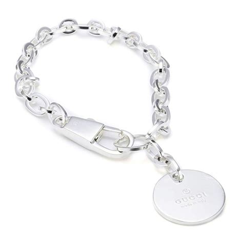 gucci trademark silver bracelet